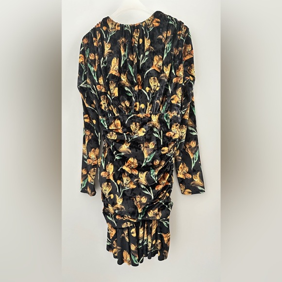 DELFI COLLECTIVE Velvet Floral Mini Dress - Picture 4 of 9